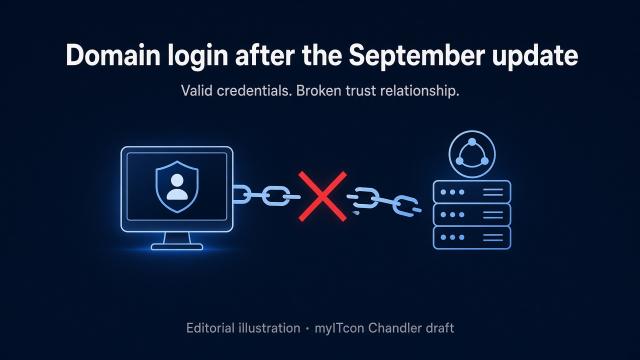 September Windows updates and domain login issue