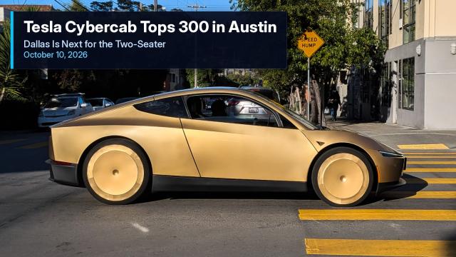 Tesla Cybercab two-seat autonomous vehicle